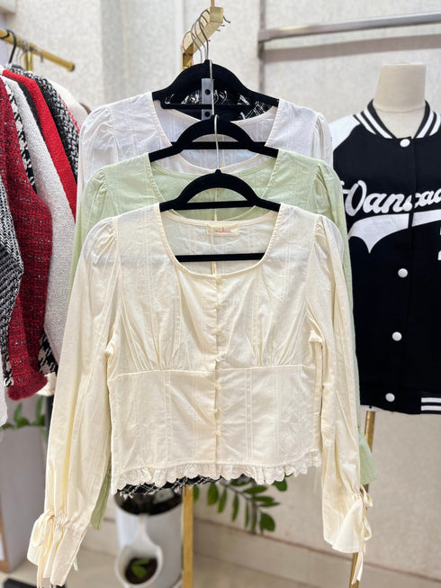 Cotton Button Down Tops
